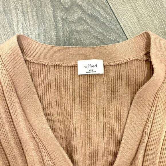 Aritzia Wilfred New Plunge Front Cardigan - Picture 3 of 5